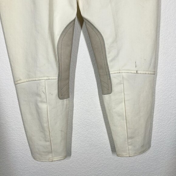 Vintage Ariat Breeches Riding Pants Cream Equestrian 32 - Picture 5 of 12